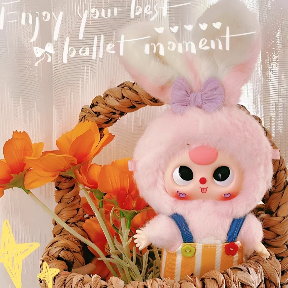 Baby Three Rabbit Macaron Cute Bunny Plush Series Blind Box - Picture 11 of 14